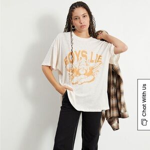 Boys Lie Oversized Short Sleeve Tee